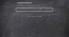 Desktop Screenshot of entreprenueronline.com